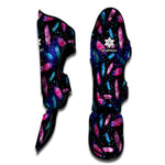 Native Feather Pattern Print Muay Thai Shin Guard