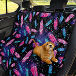 Native Feather Pattern Print Pet Car Back Seat Cover