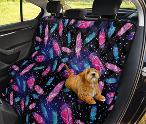 Native Feather Pattern Print Pet Car Back Seat Cover