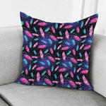 Native Feather Pattern Print Pillow Cover