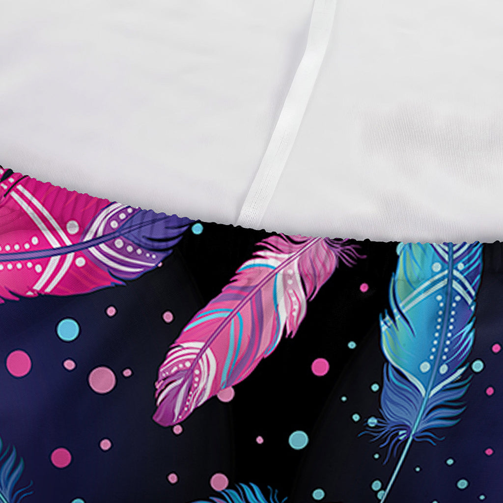 Native Feather Pattern Print Sofa Cover