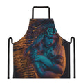 Native Indian Girl Portrait Print Apron