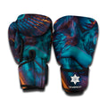 Native Indian Girl Portrait Print Boxing Gloves
