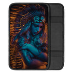 Native Indian Girl Portrait Print Car Center Console Cover