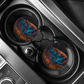 Native Indian Girl Portrait Print Car Coasters