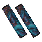 Native Indian Girl Portrait Print Car Seat Belt Covers