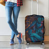 Native Indian Girl Portrait Print Luggage Cover