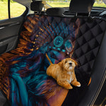 Native Indian Girl Portrait Print Pet Car Back Seat Cover