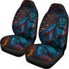 Native Indian Girl Portrait Print Universal Fit Car Seat Covers