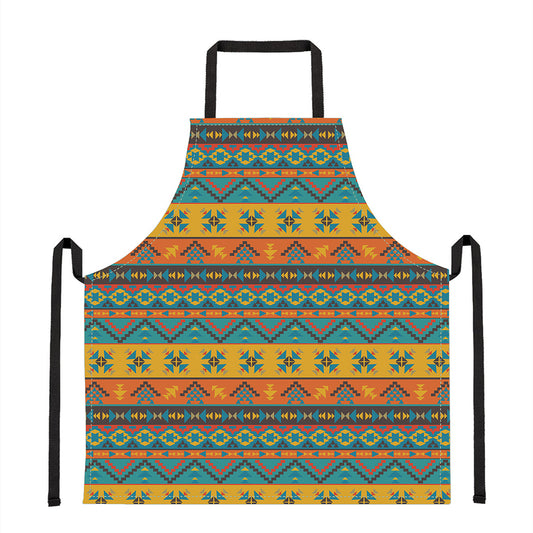 Native Indian Inspired Pattern Print Apron
