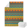 Native Indian Inspired Pattern Print Blanket