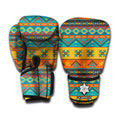 Native Indian Inspired Pattern Print Boxing Gloves