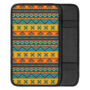 Native Indian Inspired Pattern Print Car Center Console Cover