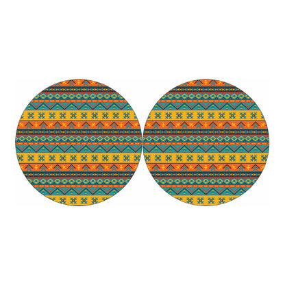 Native Indian Inspired Pattern Print Car Coasters