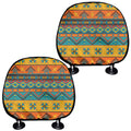 Native Indian Inspired Pattern Print Car Headrest Covers