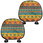 Native Indian Inspired Pattern Print Car Headrest Covers