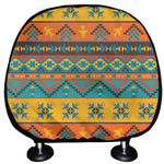 Native Indian Inspired Pattern Print Car Headrest Covers