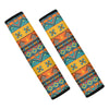 Native Indian Inspired Pattern Print Car Seat Belt Covers