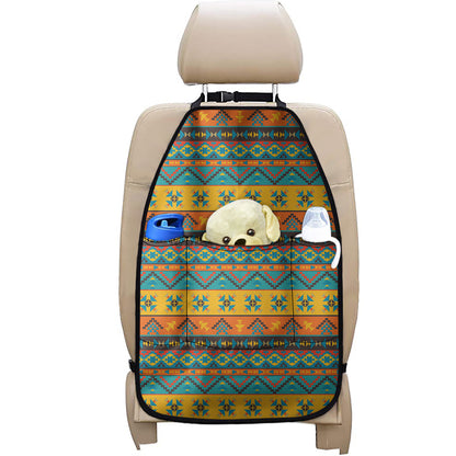 Native Indian Inspired Pattern Print Car Seat Organizers