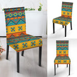 Native Indian Inspired Pattern Print Dining Chair Slipcover