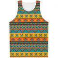 Native Indian Inspired Pattern Print Men's Tank Top