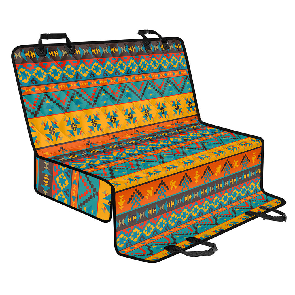 Native Indian Inspired Pattern Print Pet Car Back Seat Cover