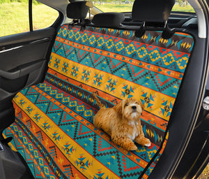 Native Indian Inspired Pattern Print Pet Car Back Seat Cover