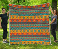 Native Indian Inspired Pattern Print Quilt