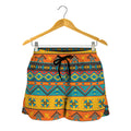 Native Indian Inspired Pattern Print Women's Shorts