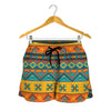 Native Indian Inspired Pattern Print Women's Shorts