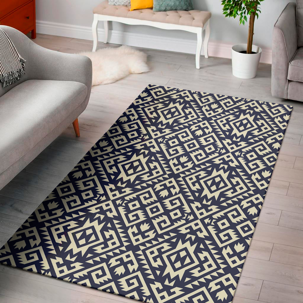 Native Indian Navajo Pattern Print Area Rug