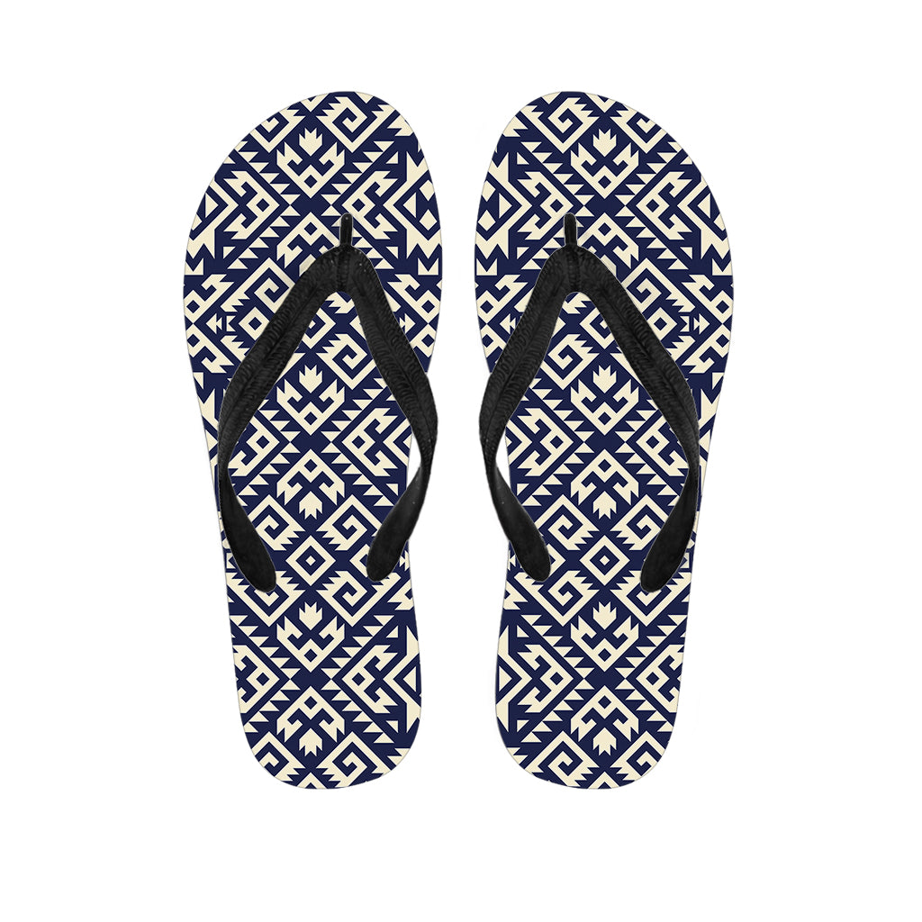 Native Indian Navajo Pattern Print Flip Flops