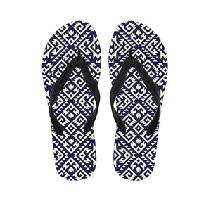 Native Indian Navajo Pattern Print Flip Flops