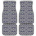 Native Indian Navajo Pattern Print Front and Back Car Floor Mats