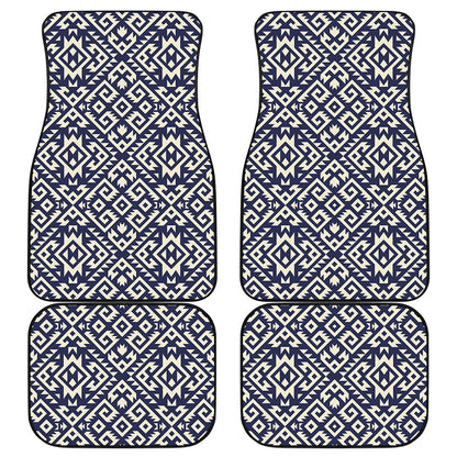 Native Indian Navajo Pattern Print Front and Back Car Floor Mats