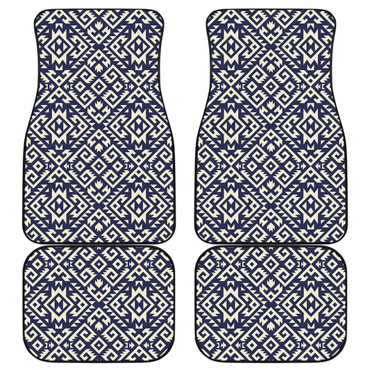 Native Indian Navajo Pattern Print Front and Back Car Floor Mats