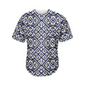 Native Indian Navajo Pattern Print Men's Baseball Jersey