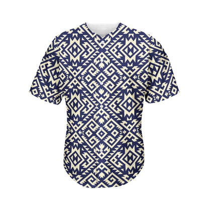Native Indian Navajo Pattern Print Men's Baseball Jersey