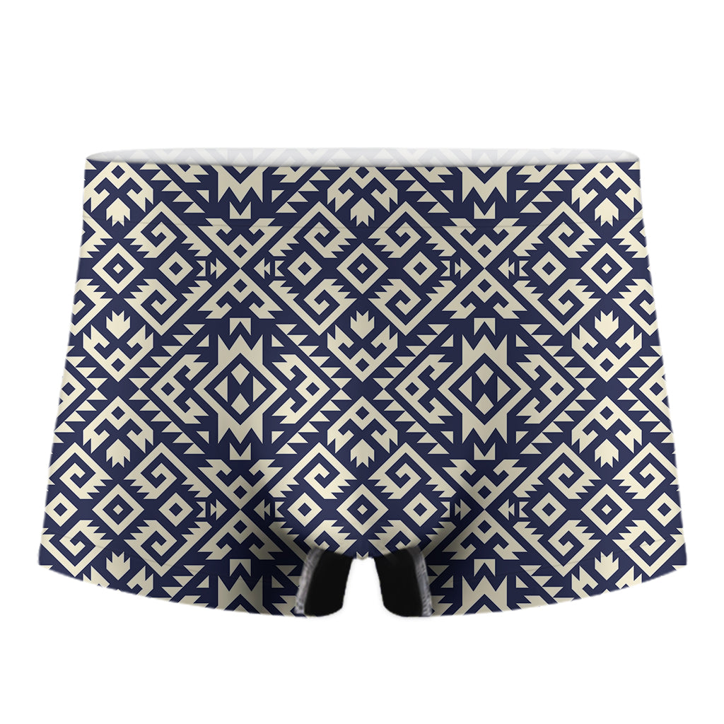 Native Indian Navajo Pattern Print Men's Boxer Briefs
