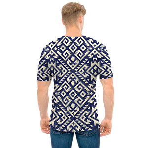 Native Indian Navajo Pattern Print Men's T-Shirt