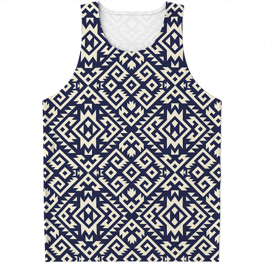 Native Indian Navajo Pattern Print Men's Tank Top