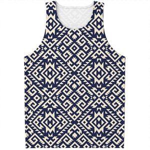 Native Indian Navajo Pattern Print Men's Tank Top