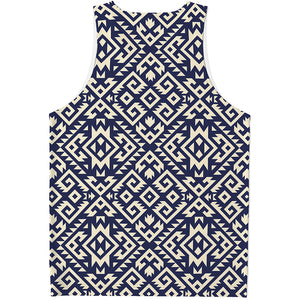 Native Indian Navajo Pattern Print Men's Tank Top