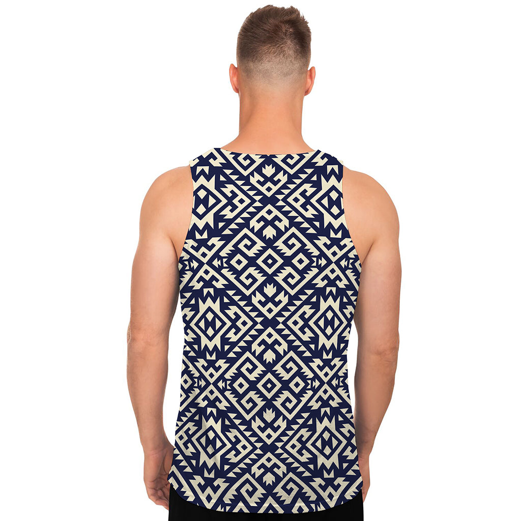 Native Indian Navajo Pattern Print Men's Tank Top