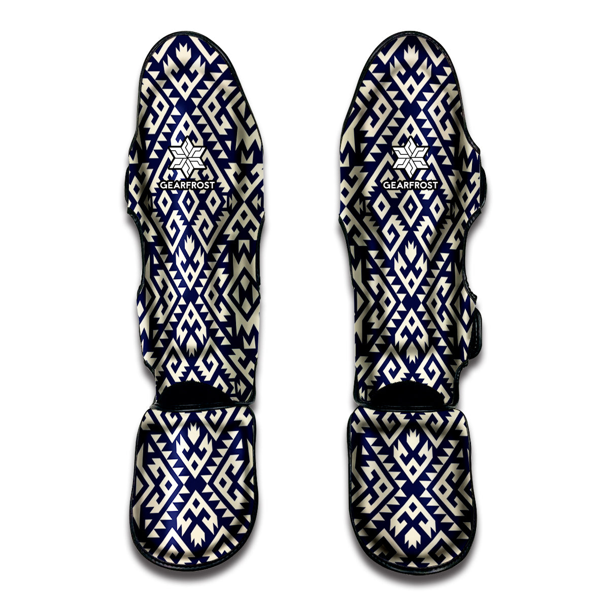 Native Indian Navajo Pattern Print Muay Thai Shin Guard