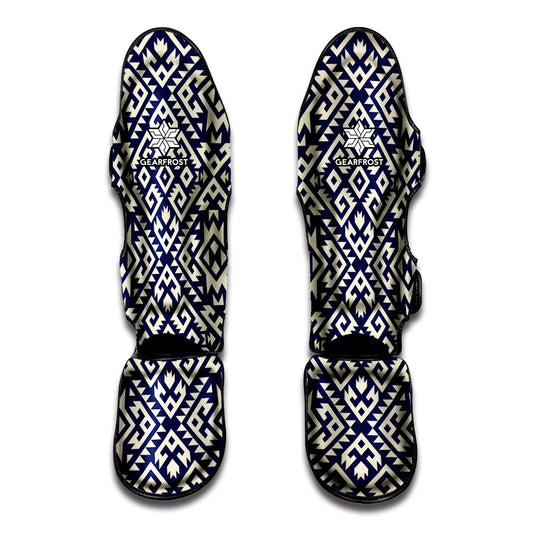 Native Indian Navajo Pattern Print Muay Thai Shin Guard