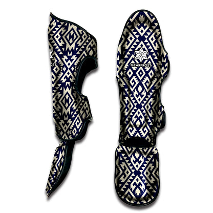 Native Indian Navajo Pattern Print Muay Thai Shin Guard