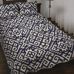 Native Indian Navajo Pattern Print Quilt Bed Set