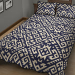 Native Indian Navajo Pattern Print Quilt Bed Set
