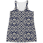Native Indian Navajo Pattern Print Women's Racerback Tank Top